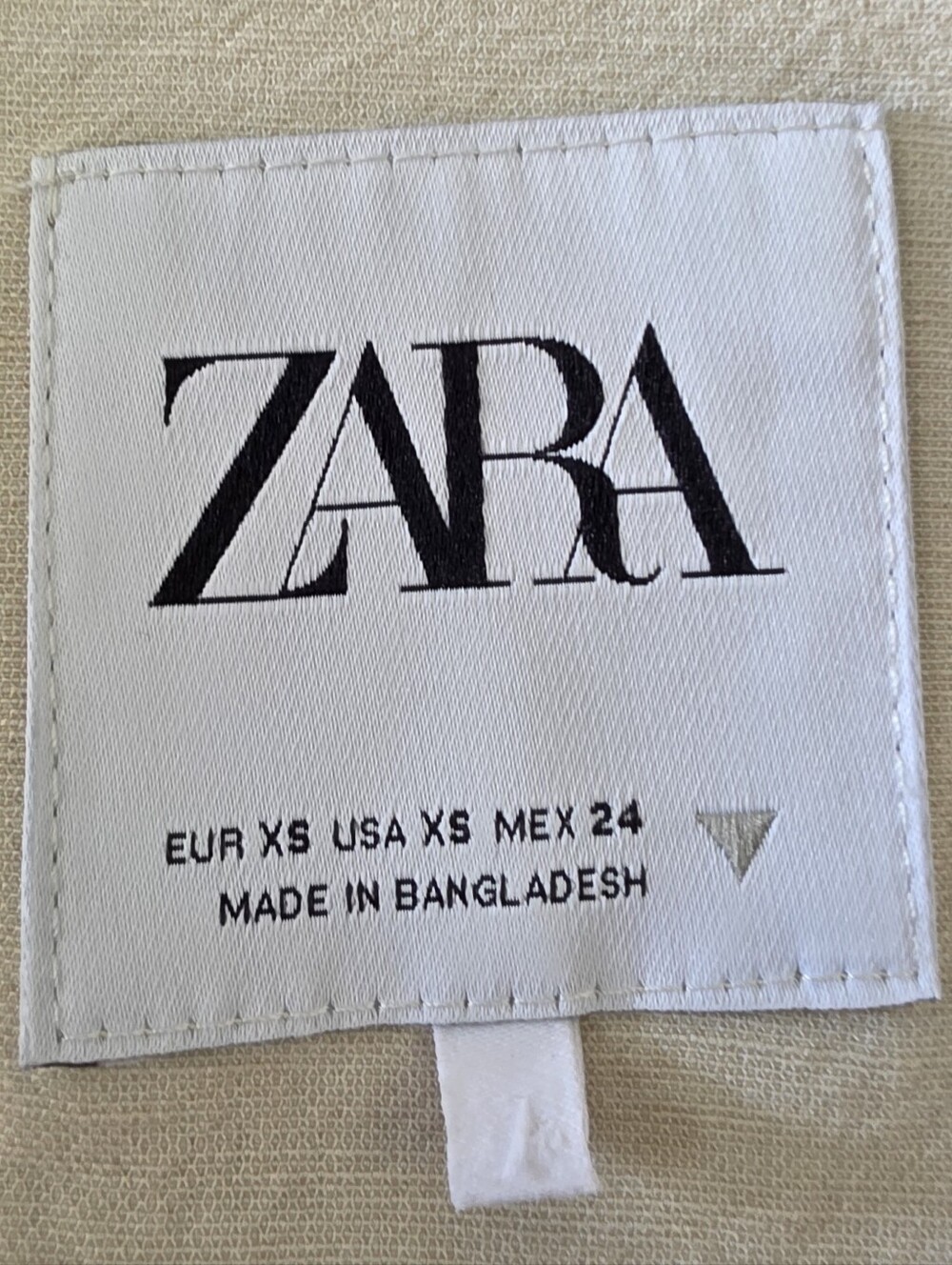 Zara Cream Color Utility Jumpsuit Size X-Small - Picture 2 of 13